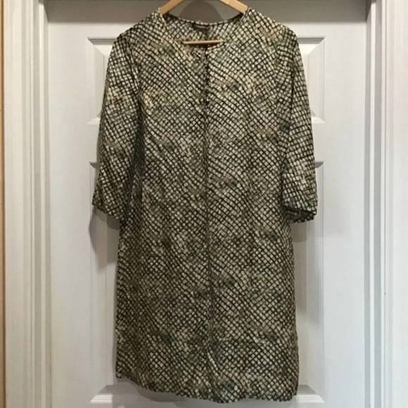 J. McLaughlin Button Down Half Sleeve Dress XS - Picture 1 of 3